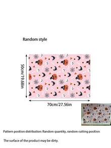 6 Sheets Halloween Wrapping Paper, 12 Different Designs - Skull/Ghost/Pumpkin/Bat Patterns, Suitable For Halloween, Holiday Party, DIY Halloween Party Gift Bags, Halloween Decoration - A - View 8