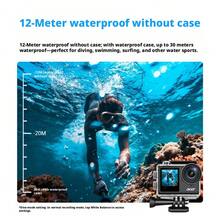 Acer A9 Flagship Imaging Sports Camera 4K HD Stabilization Vlog Outdoor Motorcycle Riding Camera Running Recorder A9 Standard Edition [32G High-Speed Memory Card - View 2