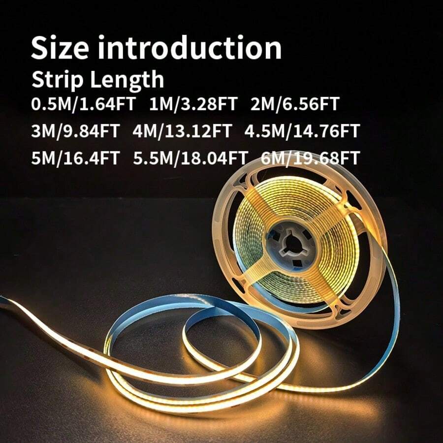LQHZMYY 5V USB COB 高亮度 LED 燈條 自黏式觸控 LED 燈帶，室內氛圍燈，適用於電視背光、臥室、客廳、婚禮、聖誕節、萬聖節派對、家居裝飾、小夜燈