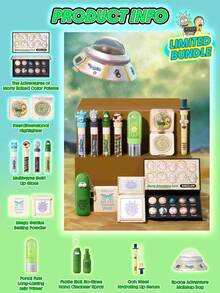 [11 Pcs] Rick And Morty X Sheglam Koleksi Lengkap - Edisi Tanpa Kotak Merek Kecantikan Kosmetik Makeup Untuk Wanita Dan Anak Perempuan - MultiWarna - View 2