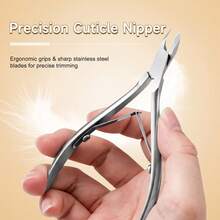 1pc Professional Stainless Steel Curved Nail Clipper, Manicure & Pedicure Tool, Dead Skin Trimmer - Multiple Styles a - View 9