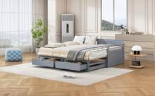 Sofa Bed Frame Multifunctional 90x190 Pine - 灰色 - 查看 11