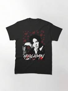 Men T-Shirts - 黑色 - 查看 1