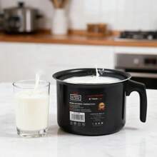 Ollas de Leche Antiadherentes (11.5/14 cm) | Potes de Aluminio para Cocina | Ollas Pequeñas Compatible con Todas las Estufas | Utensilios de Cocina Multiusos - Ver 6