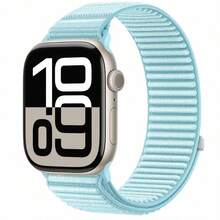 1pc Boys Girls Watch Band, Mountain Pattern, Popular, Solid Color, Band Compatible With AppleWatch 45mm, 44mm, 40mm, 49mm, 46mm, 41mm, 38mm, 42mm, Watch Band, Watch Band, Daily Watch Band, Casual, Minimalist Design Watch Band, Replacement Watch Band - Multicolor - View 3