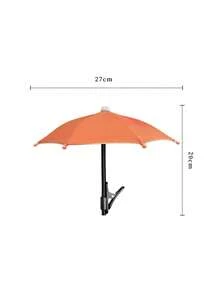 Outdoor Waterproof Anti-Glare Phone Sunshade Umbrella, Built-In Bracket, Mini Umbrella, Essential For Travel, Vacation Camping And Delivery Services - Multicolor - View 25