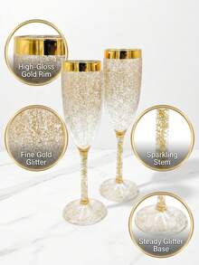 1/6/9pcs High Stem Wine Glasses, White Champagne Cocktail Glasses, High Stem Champagne Glasses, Plastic Champagne Glasses, Reusable Shatter-Resistant Pressure-Resistant Wine Glasses, Suitable For Wedding/Party/Picnic - View 9