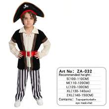 Halloween Children's Pirate Costume Captain Jack Pirate Toy Children's Adventure Costume Set Anime Cosplay Costume - Multicolor - View 16