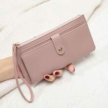 FOREVER MIYIN Card Holder Long Wristlet Wallet For Women, Multiple Colors Portable Mini Purse Bag, Coin Zipper Handheld Handbag Daily Travel Storage - Multicolor - View 14