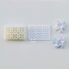 6 Grid Mini Flower Petal Polymer Clay Cutter Mold Set, Hydrangea Blossom Cutter For DIY Earrings, Jewelry Making, Clay Craft Tools - Hydrangea Bloom - View 7
