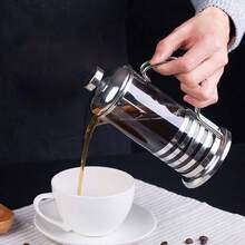 Prensa Francesa De Vidrio Y Acero Inoxidable / Jarra De Infusión De Té Y Café / Prensa Francesa De 3 Tamaños / Jarra De Café De Filtro Reutilizable - 350 ml - Ver 11