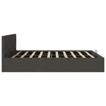 vidaXL Storage Bed, Hydraulic Upholstered Bed, Double Bed, Bedroom Bed, Fabric Bed, Bed Frame, Bed Base With Storage, Dark Granite, 180x200cm - Dark Grey - View 5