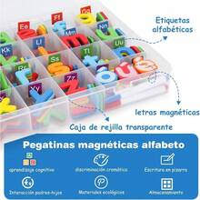 Kids Magnetic Letters & Numbers - Multicolor - View 2