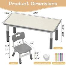 Kselythan Kids Dry Erase Boards - Light Grey - View 3
