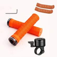 MOTSUV 3pcs Bicycle Accessories Set, Non-Slip Rubber Lock-On Grips, Comfortable Shock-Absorbing Handlebar Covers For Mountain Bike, With End Caps, Bell And Tools - Multicolor - View 12
