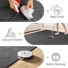Sour Lemon Rugs Living Room Large 160x230cm,Decorative 3D Carved Area Rugs For Bedroom,Extra Large Rugs For Living Room,Machine Washable Rug Anti Slip Short Pile Rug Carpets Mat For Lving Room, Bedroom, Home Decor - Dark Grey - View 3