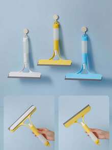 Vigour Summer 3-In-1 Glass Squeegee With Spray Bottle, Multi-Functional Glass Cleaning Tool, Double-Sided Glass Squeegee, Household Wall Cleaning Brush, Glass Cleaning Tool, Mirror Cleaning Brush, Suitable For Bathroom, Wall, Tile, Glass, Mirror, Professional Cleaning Tool, Home Essential, Practical Housewarming Gift, Holiday Gift - Multicolor - View 7
