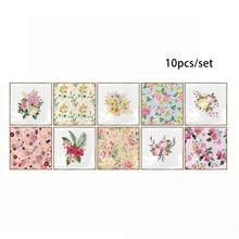 10pcs/20pcs Nordic Home Decor Self-Adhesive Tile Wallpaper, Self-Adhesive Square Tile Pattern Wall Decor Stickers, Suitable For Kitchen, Bathroom, Bedroom, Living Room, Dining Room Decoration, Waterproof, Oil-Proof, Moisture-Proof, Decorative Tile Stickers, Wall Renovation Floor Stickers, Home Decor Wall Panels, Peel And Stick Wall Stickers - Multiple Styles - View 10