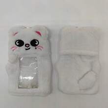 1 Set 8 Pcs SKZOO Adorable Plush Animal Card Holder, Suitable For Holding Your Favorite Cards For Decoration. It Can Be Hung On Your Bag To Make It Convenient To Take Out And Use For Taking Photos. - Multicolor - View 18