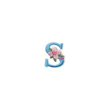 1/26pcs Computer Embroidered Floral Multi-Color English Letter A-Z Badge Patch, Clothing Accessory Decorative Patch With Back Adhesive Embroidery Fabric - Multicolor - View 45