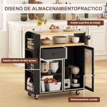 Multipurpose Carts & Push Cabinets - 白色的 - 查看 7