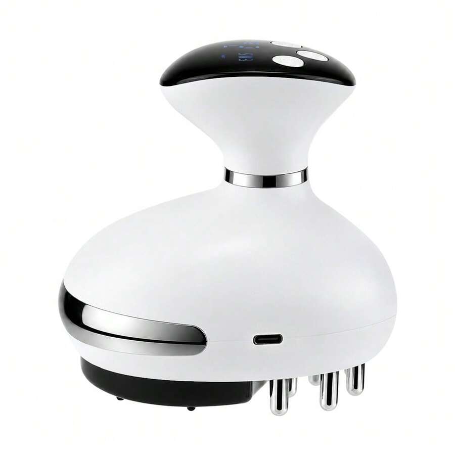 Hailicare 9段加熱紅光 + EMS微電流 + 震動按摩多功能刮痧儀，1200mAh可充電電動穴位按摩器，適用全身