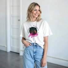 Women T-Shirts - 白色 - 查看 2