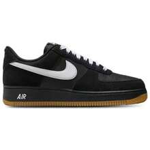 Nike Air Force 1 '07 LV8 Casual Shoes Men's Black/Gum/White IB6388-001 | Court-To-Street Style, Iconic Silhouette - 黑白棕 - 查看 1