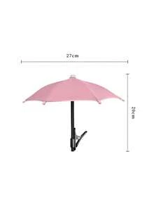 Outdoor Waterproof Anti-Glare Phone Sunshade Umbrella, Built-In Bracket, Mini Umbrella, Essential For Travel, Vacation Camping And Delivery Services - Multicolor - View 20