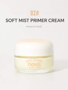 NOVO Face Primer, Moisturizing & Oil Control Primer, Pore Minimizing, Skin Brightening, Smooth Application Non-Caking, Affordable Student Friendly Makeup, Great For Daily Wear & Friend Gift - 02#Soft Orange Cream - View 11