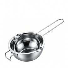 Candle Making Pouring Pot With Heat-Resistant Handle, Wax Melting Pot, DIY Handmade Soap Making For Beginners, 400/600/1200ml - Stainless Steel - View 5