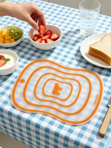 1pc ABS Cutting Board - Orange - View 3