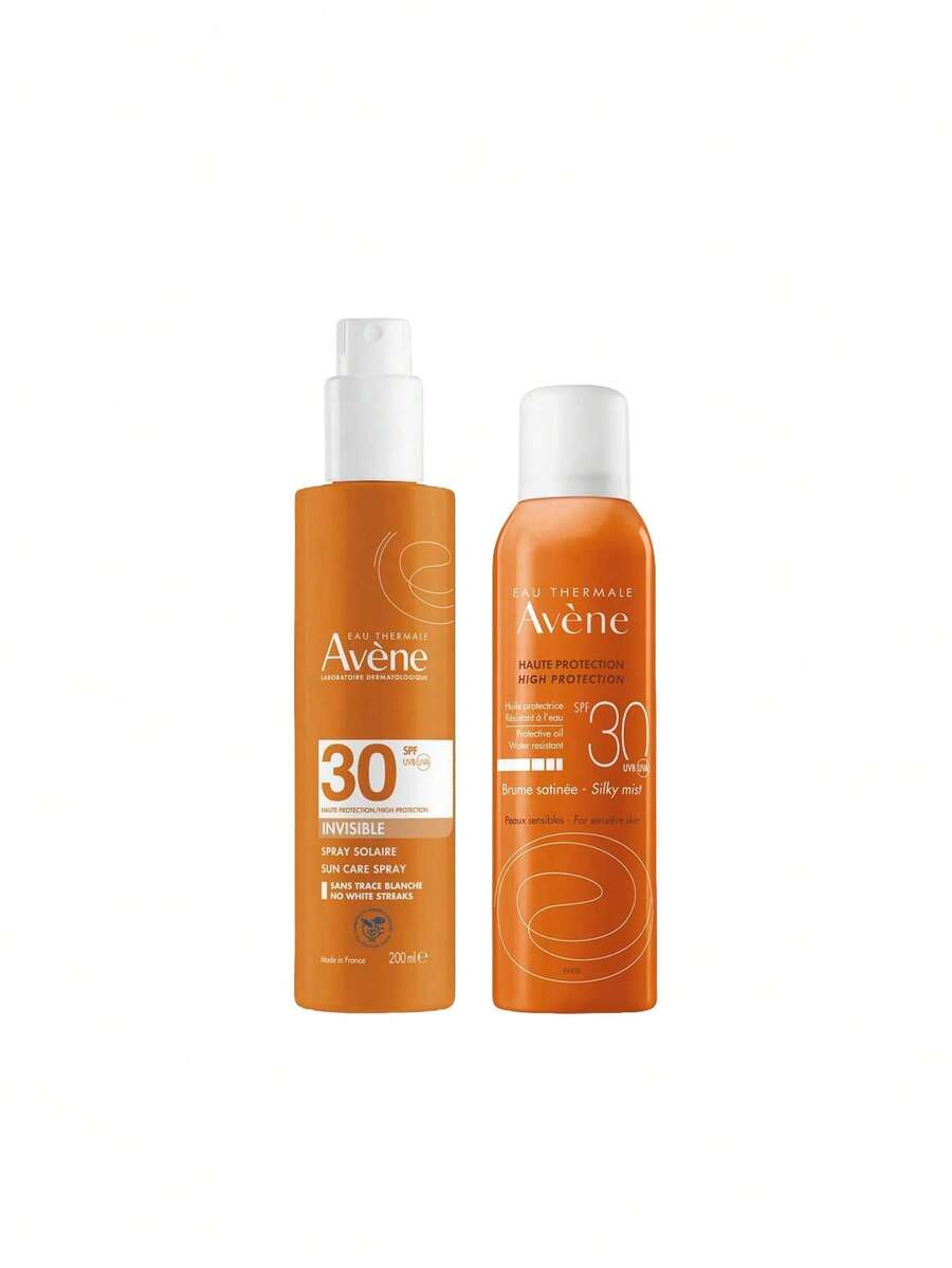 Avene [Bundle] Sun Care Sun Protection Spray SPF30 200 Ml + Sun Silky Mist SPF30 150 Ml - Clear - View 1