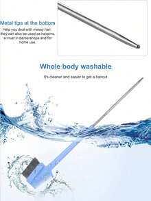 6/1pc Set Pointed Tail Edge Control Comb, Multi-Function Hair Styling Tool Set, Double-Sided Edge Control Brush And Precision Tail Comb, Suitable For Salon Professional Styling, Hair Dye Brush, Edge Control Comb - Multicolor - View 6