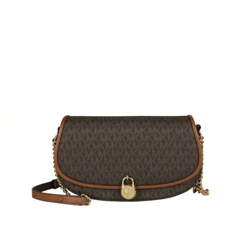 Michael Kors Mila 印花女款單肩斜挎包 35T5GIMM8B 棕色 - 棕色35T5GIMM8B BROWN - 查看 1