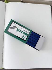 1 Set/1000pcs Colorful Staples, Universal Office Supplies Staples, Document Staples, Book Staples, Staple Consumables, Office Supplies Accessories - Multicolor - View 9