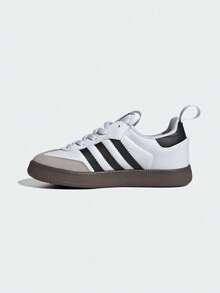 Adidas 男童 SAMBA QUICKON K 休閒低筒運動鞋 KI1579 - 黑與白 - 查看 2