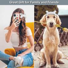 1/2pcs Skull Hair Clips - White Plush Dog Bone Shaped Alligator Clips, Suitable For Cosplay Parties And Halloween Hairstyles - Multicolor - View 7