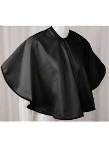 1pc Professional Large Hairdressing Cape With Snap Buttons, Unisex Adult Black Barber Cape, Men's Salon Cape, Waterproof Hair Styling Cape, Hairdresser Long Robe - Multicolor - View 9