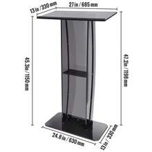 Reception Desks - Dark Grey - View 10