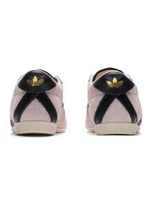 女款休閒鞋 Adidas ANFU 輕量日常舒適休閒鞋復古薄底 T 型鞋頭鞋款 KJ3955 - 淺粉/黑色/乳白色 - 查看 9
