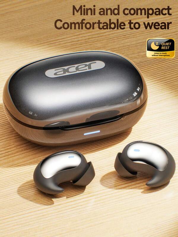 2026 New Acer OHR720 Sleep Earbuds: Call Noise Reduction, 15-Hour Battery Life, Bluetooth 6.0, Comfortable Snug Fit, Type-C Fast Charging, Perfect Gift