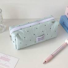 Tempat Pensil Polkadot yang Sangat Menarik, Tas Penyimpanan Minimalis Multi-Warna Kapasitas Besar dengan Lapisan Jaring dan Kompartemen, Cocok untuk Alat Tulis Harian Siswa, Kuas Rias, Barang-Barang Lain, Tas Penyimpanan Alat Tulis Praktis untuk Siswa - A - View 7