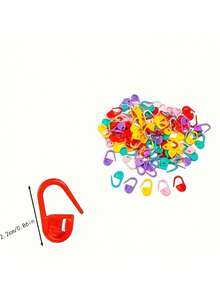 Colorful Crochet Stitch Markers And Counters, Suitable For DIY Crafts And Crochet Knitting - Plastic Crochet Stitch Counters, Color-Coded Markers, Suitable For Adult Hobbyists, Handmade Doll Making And Gift Giving - A - View 8