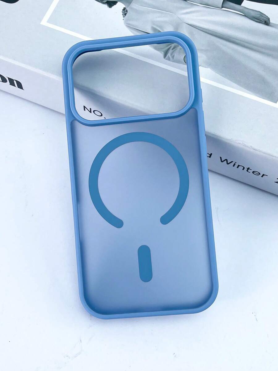 Koolife 1件磁吸手機殼,PC+TPU材質,2.0mm厚度,磨砂表面,親膚設計,凸起相機保護,防滑防摔,相容 iPhone 18pro/18pro Max/17/17 Pro/17 Pro Max - 遠峰藍 - 查看 1
