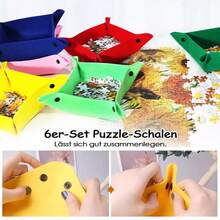 NEW Jigsaw Puzzle Board 1000 Pieces, 32"X22" Storage With 6 Sorting Trays And Cover UK - C - View 7