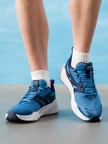 Under Armour Men's UA Charged Commit TR 52026 Summer New Fitness Training Casual Running Shoes 6007140-430 - Blue - View 3