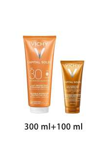 Vichy [حزمة] حليب الشمس كابيتال سوليه SPF30 300 مل + مرطب التسمير الذاتي SPF50 100 مل - شفاف - مشاهدة 2