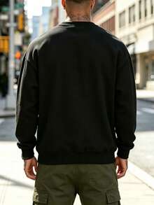 Custom Thick Hoodie, Print Your Photo, Can Be Given To Anyone You Want, Winter Essential Item. - Black - View 2