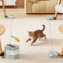 Wireless Remote Control Interactive Cat Chaser Toy, Relieves Indoor Cat Boredom, Unsupervised Self-Entertainment Cat Toy, Smart Pet Boredom Relief Product With Simulated Bird Sounds, Remote Control Electric Cat Chaser, Remote Control Smart Cat Chaser Toy - View 12
